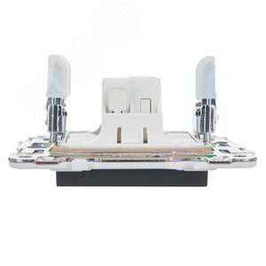 SKANDY Выключатель 1-клавишный 10А SK-V01G графит IEK - фото 5