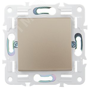 SKANDY Выключатель 1-клавишный 10А SK-V01Sa песочный IEK - фото 2