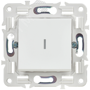SKANDY Выключатель 1-клавишный с индикацией 10А SK-V07W арктический белый IEK - фото 2