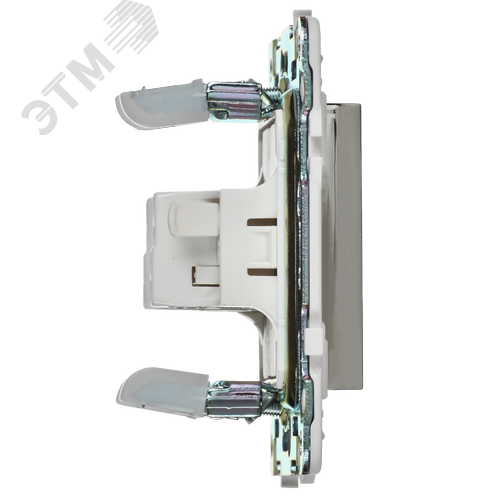 SKANDY Выключатель 1-клавишный с индикацией 10А SK-V07N никель IEK - фото 5