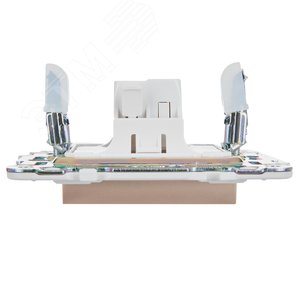 SKANDY Выключатель 1-клавишный с индикацией 10А SK-V07Sa песочный IEK - фото 5