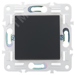 SKANDY Выключатель 1-клавишный проходной 10А SK-V02G графит IEK - фото 2