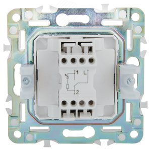 SKANDY Выключатель 1-клавишный проходной с индикацией 10А SK-V08G графит IEK - фото 3