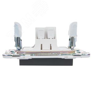 SKANDY Выключатель 1-клавишный проходной с индикацией 10А SK-V08G графит IEK - фото 5