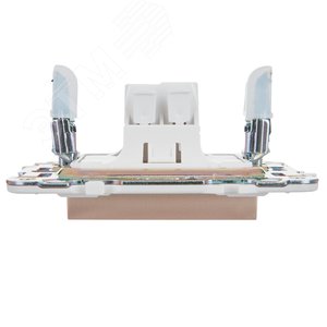 SKANDY Выключатель 1-клавишный проходной с индикацией 10А SK-V08Sa песочный IEK - фото 5