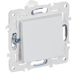 Изображение товара SKANDY Выключатель 1-клавишный перекрестный 10А SK-V03W арктический белый IEK (шт)