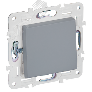 SKANDY Выключатель 1-клавишный перекрестный 10А SK-V03Gr серый IEK - фото 1