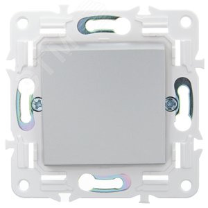 SKANDY Выключатель 1-клавишный перекрестный 10А SK-V03S серебряный IEK - фото 2