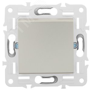 SKANDY Выключатель 1-клавишный перекрестный 10А SK-V03Sh шампань IEK - фото 2