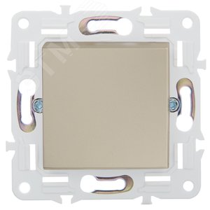 SKANDY Выключатель 1-клавишный перекрестный 10А SK-V03Sa песочный IEK - фото 2