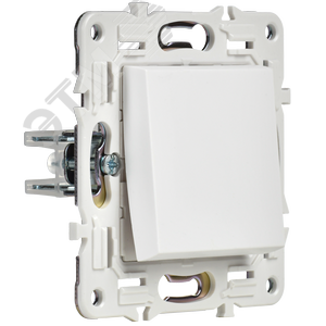 SKANDY Выключатель 1-клавишный кнопочный 10А SK-V14W арктический белый IEK - фото 3