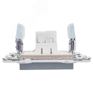 SKANDY Выключатель 1-клавишный кнопочный 10А SK-V14Gr серый IEK - фото 5