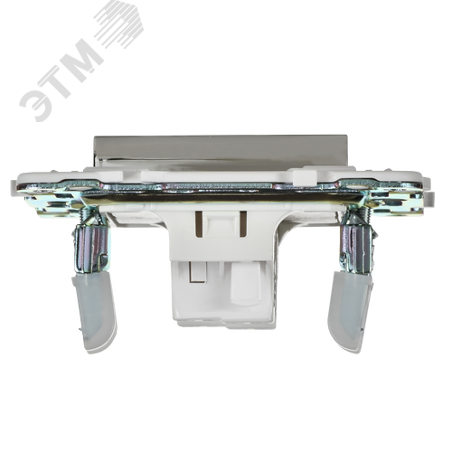 SKANDY Выключатель 1-клавишный кнопочный 10А SK-V14N никель IEK - фото 4