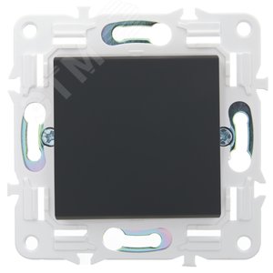 SKANDY Выключатель 1-клавишный кнопочный 10А SK-V14G графит IEK - фото 2