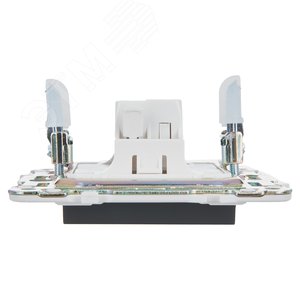 SKANDY Выключатель 1-клавишный кнопочный 10А SK-V14G графит IEK - фото 5