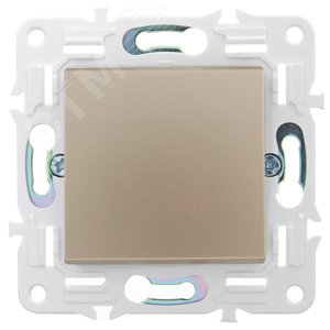 SKANDY Выключатель 1-клавишный кнопочный 10А SK-V14Sa песочный IEK - фото 2