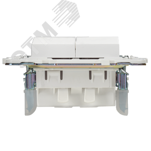 SKANDY Выключатель 2-клавишный 10А SK-V04W арктический белый IEK - фото 5