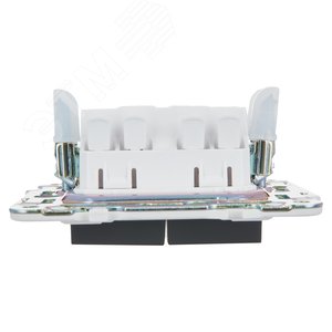 SKANDY Выключатель 2-клавишный проходной 10А SK-V05G графит IEK - фото 5