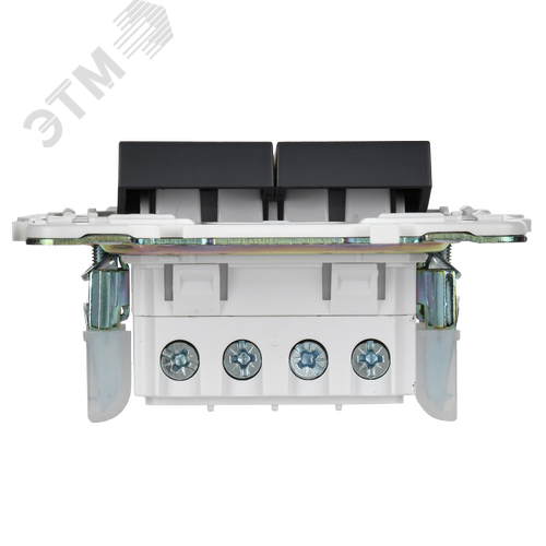 SKANDY Выключатель 2-клавишный перекрестный 10А SK-V06T титан IEK - фото 4