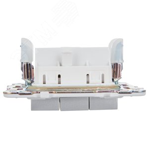 SKANDY Выключатель 3-клавишный 10А SK-V11S серебряный IEK - фото 5