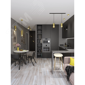 Светильник декоративный 4006 накладной настенно-потолочный под лампу GU10 золото - фото 4