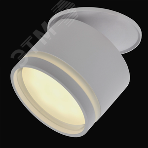 Светильник 4033 встраиваемый декоративный поворотный под лампу GX53 белый - фото 3