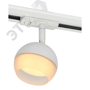 Изображение товара Светильник на шинопроводе 4118 декоративный трековый спот поворотный под лампу GX53 белый (шт)