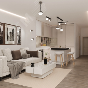 Светильник на шинопроводе 4119 декоративный трековый спот подвесной под лампу GX53 хром - фото 4