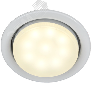 Светильник 4114 встраиваемый декоративный под лампу GX53 белый - фото 4