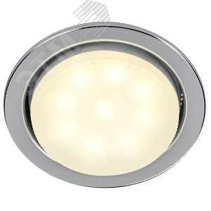 Светильник 4114 встраиваемый декоративный под лампу GX53 хром - фото 4