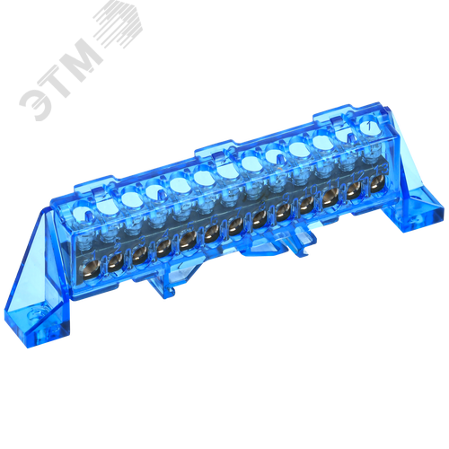 TEKFOR Шина N ноль в комбинированном DIN-изоляторе Стойка 6х9-13-С IEK - фото 1