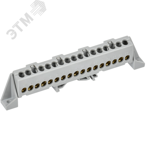 Изображение товара TEKFOR Шина L фаза в комбинированном DIN-изоляторе Стойка 6х9-17-Ср IEK (шт)