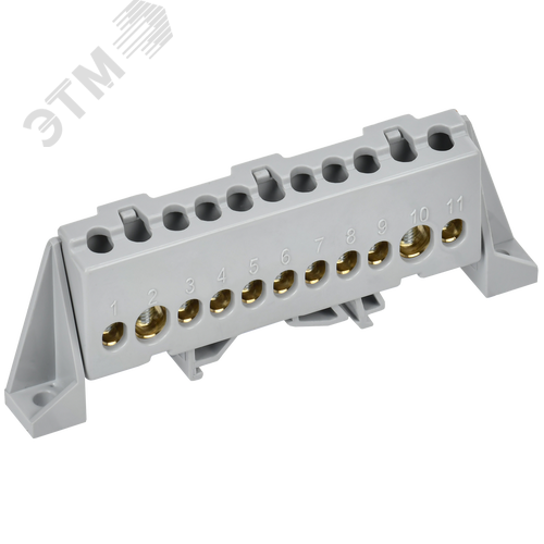 Изображение товара TEKFOR Шина L фаза в комбинированном DIN-изоляторе Стойка 8х12-11-Ср IEK (шт)