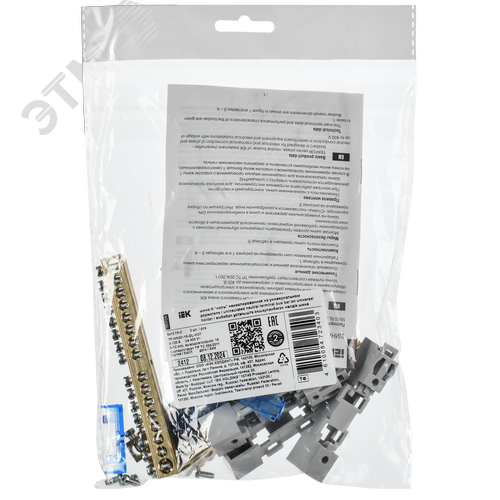 TEKFOR Шина N ноль неизолированная на универсальном держателе 8х12-16-С IEK - фото 2