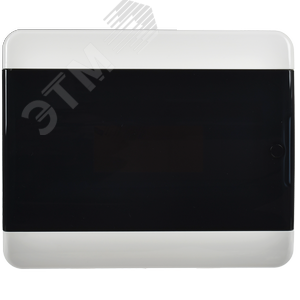 Корпус пластиковый навесной на 12 модулей ЩРН-П-12 IP41 TEKFOR черная прозрачная дверь - фото 2