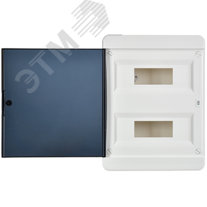 Корпус пластиковый навесной на 24 модуля ЩРН-П-24 IP41 TEKFOR черная прозрачная дверь - фото 3