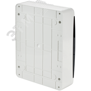 Корпус пластиковый навесной на 24 модуля ЩРН-П-24 IP41 TEKFOR черная прозрачная дверь - фото 4