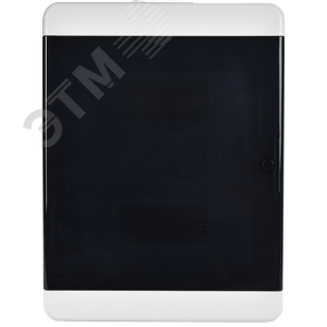 Корпус пластиковый встраиваемый на 24 модуля ЩРВ-П-24 IP41 TEKFOR черная прозрачная дверь - фото 2