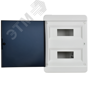 Корпус пластиковый встраиваемый на 24 модуля ЩРВ-П-24 IP41 TEKFOR черная прозрачная дверь - фото 3