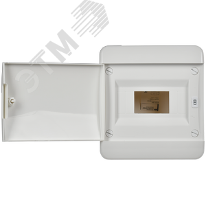 Корпус пластиковый навесной на 8 модулей ЩРН-П-8 IP41 TEKFOR белая дверь - фото 3