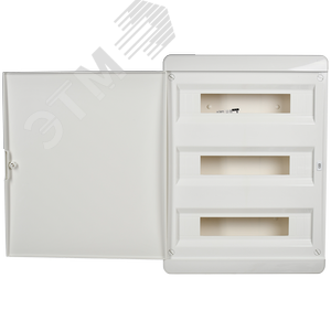 Корпус пластиковый навесной на 54 модуля ЩРН-П-54 IP41 TEKFOR белая дверь - фото 3