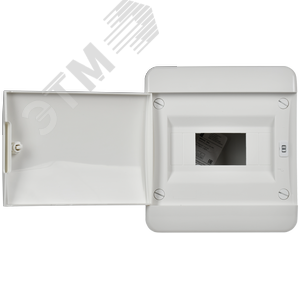 Корпус пластиковый встраиваемый на 8 модулей ЩРВ-П-8 IP41 TEKFOR белая дверь - фото 3