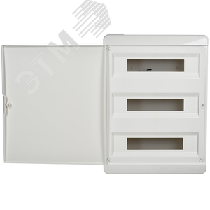 Корпус пластиковый встраиваемый на 54 модуля ЩРВ-П-54 IP41 TEKFOR белая дверь - фото 4