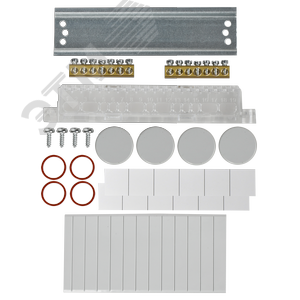 Корпус пластиковый навесной на 6 модулей КМПн-6 IP65 TEKFOR черная прозрачная дверь - фото 5