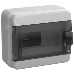 TEKFOR Корпус пластиковый навесной КМПн-8 IP65 черная прозрачная дверь IEK