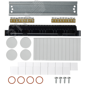 Корпус пластиковый навесной на 8 модулей КМПн-8 IP65 TEKFOR зеленая прозрачная дверь - фото 5