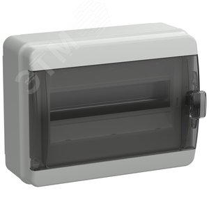 TEKFOR Корпус пластиковый навесной КМПн-12 IP65 черная прозрачная дверь IEK