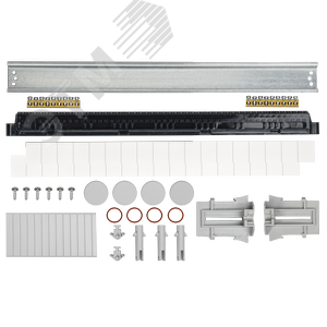 Корпус пластиковый навесной на 18 модулей КМПн-18 IP65 TEKFOR зеленая прозрачная дверь - фото 5