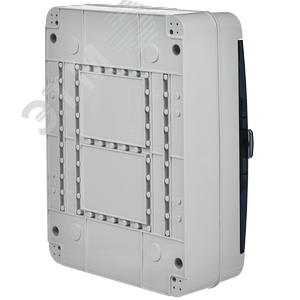 Корпус пластиковый навесной на 24 модуля КМПн-24 IP65 TEKFOR черная прозрачная дверь - фото 4