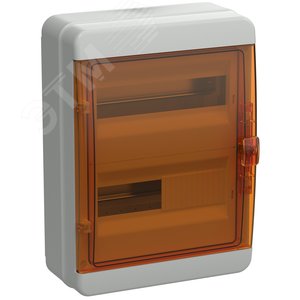 TEKFOR Корпус пластиковый КМПн-24 IP65 оранжевая прозрачная дверь IEK TF5-KP72-N-24-65-K03-K09 IEK